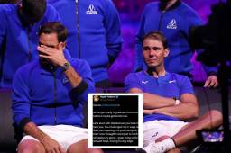 Federer hace llorar al mundo del tenis tras dedicarle emotiva carta a Nadal: “Pensé que estaba en la cima hasta que llegaste”
