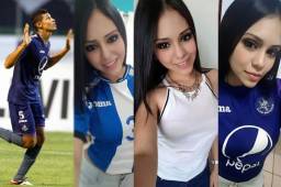 Amanda Hernández, la fiel aficionada del jugador Marcelo Pereira.