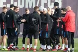 El Barcelona se entrenó con normalidad previo al partido contra Levante.