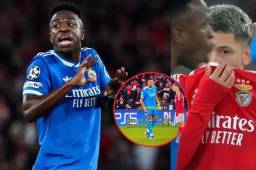 El duelo entre el Benfica y el Real Madrid dejó un picante episodio en el terreno de juego. Los protagonistas de la noche: Vinicius y Gianluca Prestianni, que desataron el escándalo en la Champions.