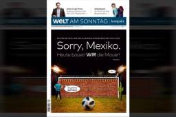 Esta fue la portada de un diario alemán que desató la molestia en México previo al partido contra los germanos en Rusia 2018.