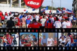 Después de estar sancionado jugando a puerta cerrada por la Comisión de Disciplina, Olimpia volvió a recibir público este domingo en el estadio Olímpico en su duelo ante Real de Minas. Las familias llegaron sin temor. Fotos: Neptalí Romero