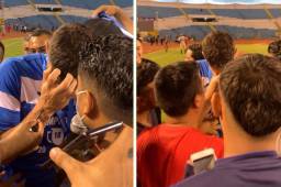 Emotivo: Jonathan Rougier rompe en llanto al ser arropado por la afición del Motagua que le pedía que se quedara