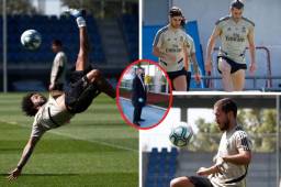 Real Madrid realizó este jueves su cuarta sesión de entrenamiento con varias novedades y una visita sorpresa en la Ciudad Deportiva.