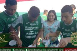 Los marathones se encuentran de manteles largos al festejar sus 92 años. Están en semifinales demostrando ser el mejor equipo del campeonato. Foto cortesía Marathón