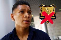 El mediocampista hondureño Bryan Moya deja las Águilas Doradas de Colombia donde no debutó y se marchará a jugar al fútbol de la primera división de Angola.