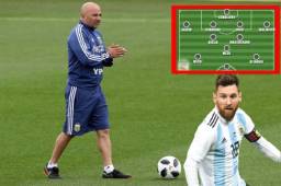 Lionel Messi es el gran líder de esta selección de Argentina que es dirigida por Sampaoli. ¿Le ajustará con este equipo? El sábado se entrenan en el Mundial de Rusia ante Islandia.