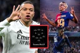 Con muchas sorpresas: Este fue el ONCE IDEAL de la temporada en el fútbol europeo elegido por «The Athletic» en sus premios anuales.