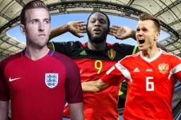 Harry Kane, Romelu Lukaku y Denis Cheryshev comandan la tabla de goleadores en el Mundial de Rusia 2018.