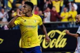 Lozano ha anotado este jueves su quinto gol de la temporada al Mirandés, no celebraba desde el pasado 12 de octubre.