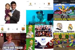 Los divertidos memes que dejó la goleada del Barcelona sobre el Real Madrid en el Clásico de la jornada 29 de la liga española.
