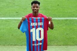 Con la marcha de Leo Messi, el Barcelona anunció que su nuevo '10' será el canterano Ansu Fati.