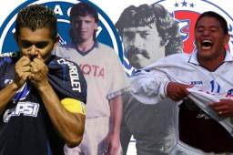 Olimpia y Motagua juegan este sábado a las 5:00 de la tarde en el Olímpico. Estos son los goleadores que siguen en la historia de ambos clubes.