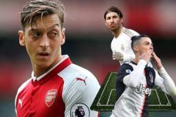 Mesut Özil ha dado a conocer en sus redes sociales su 11 ideal, donde sí aparece Cristiano Ronaldo, pero no Lionel Messi.