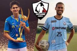 Elías Argueta y Luis Fernando Galo son dos futbolistas hondureños que juegan con el Taipei Tatung FC de Taiwán.