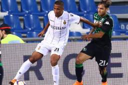 El hondureño Rigoberto Rivas está teniendo una buena participación con el Reggina de la Serie C de Italia. Su ficha pertenece al Inter de Milán. Foto cortesía