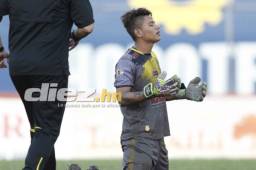 El portero de Real España Jordy Castro, tuvo un día soñado por su debut en la Liga Nacional.