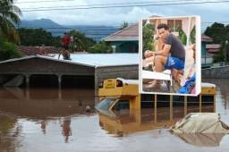 Ángel Tejeda, jugador del Real España, fue rescatado con éxito luego de estar incomunicado por el paso de la tormenta Eta.