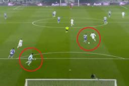 Real Madrid encajó el segundo gol del Alavés luego de un notable error del portero Courtois.