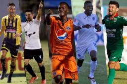 Ángel Tejeda, Franklin Morales, Félix Crisanto, Carlo Costly y Juan Josué Rodríguez.