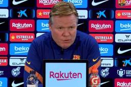Koeman durante la rueda de prensa antes de enfrentar al Athletic Club.