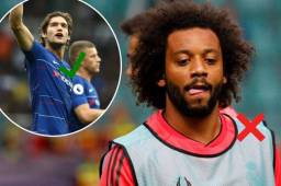 El Real Madrid ficharía a Marcos Alonso en caso de vender al brasileño Marcelo a la Juventus.