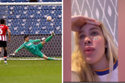 Novia de Militao se vuelve loca luego del penal atajado por Courtois: “Amo a ese hombre, la p*** que lo parió”