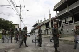 La Policia Nacional estuvo atenta y pudo controla la situación.