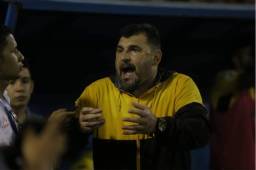 Martín García salió molesto del encuentro entre Real España y Marathón