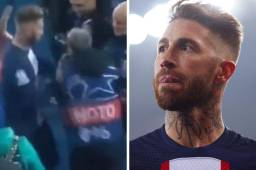 VIDEO: Sergio Ramos pierde la cabeza y empuja a dos fotógrafos luego de la derrota del PSG en Champions