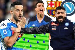 Napoli y Barcelona juegan este martes por la Champions League. La alineación de los napolitanos: