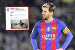 El Burgos CF de España bromeó con el fichaje de Lionel Messi.