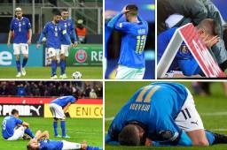 La Selección de Italia quedó eliminado del Mundial de Qatar 2022 tras perder en el repechaje ante Macedonia. Estas fueron las desgarradoras imágenes que dejó su adiós a la Copa del Mundo.