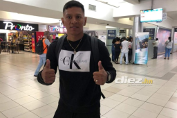Brayan Moya viajó este sábado a Colombia para unirse a su nuevo equipo Águilas Doradas. Foto: Ronal Aceituno.