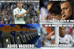 James Rodríguez, Cristiano Ronaldo y Messi son algunos de los protagonistas de los memes este lunes. La jornada del fin de semana también sigue dejando burlas.