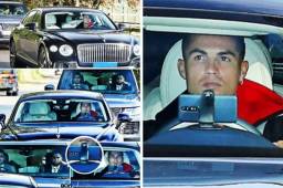 Cristiano Ronaldo ha sorprendido a sus fanáticos con su nuevo auto. El portugués llegó al entrenamiento del Manchester United montado en este espectacular vehículo y con seguridad privada.