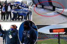 Pese a ser un ciudad muy alejada al norte, un grupo de hondureños hizo el viaje de distintas partes de Estados Unidos para apoyar a un equipo eliminado. Estas son las imágenes que sobresalen previo a que inicie el duelo en el Allianz Field de Minnesota.