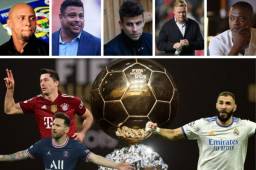 Ronaldo Nazario, Piqué, Roberto Carlos, Evra, Pochettino, entre otros, revelan su favorito para ganar el Balón de Oro 2021.