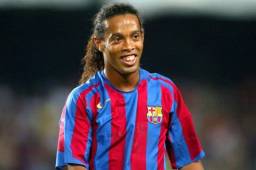 Ronaldinho disputó un total de 207 partidos y marcó 94 goles en sus cinco años en el Barcelona.