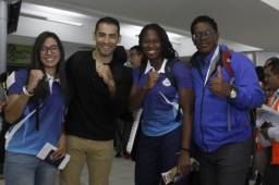 Yosselyn Molina, Miguel Ferrera y Keyla Ávila viajaron rumbo a Perú para participar en los Juegos Panamericanos.