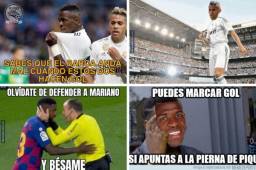 Vinicius y Mariano Díaz, protagonistas de los otros memes que no has visto del clásico Real Madrid-Barcelona.