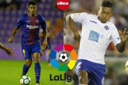 Lozano y Acosta son los reprensentantes de Honduras en el fútbol español.