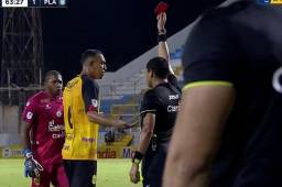 Insólita expulsión de Luis “Buba” López ante Platense y se perderá el clásico sampedrano ante Marathón