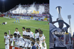 Motagua acabó con cualquier especulación sobre el famoso pasillo. Olimpia festejó con su afición en el Estadio Morazán. FOTOS: Neptalí Romero.
