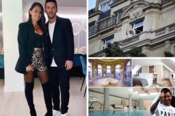 The Sun informó que unos asaltantes lograron entrar a las habitaciones de 'Le Royal Monceau' a través del techo y se llevaron varias pertenencias.