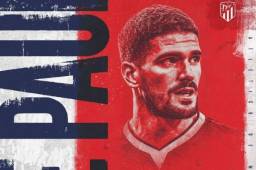 Así anunció el Atlético de Madrid el fichaje de Rodrigo de Paul, jugador argentino.