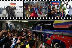 Las selecciones siguen llegando y en Rusia hasta hay festival previo al inicio del certamen. Acá te mostramos las mejores imágenes del ambiente que se vive.