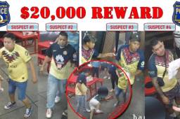 La Policía de Filadelfia está ofreciendo 20 mil dólares para dar con el paradero de los agresores.