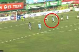 Así fue el gol de Yeison Mejía que puso a ganar a Motagua.