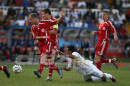 Honduras empató 1-1 ante Dinamarca en 2007. Saúl Martínez marcó el gol hondureño. FOTOS: DIEZ.HN